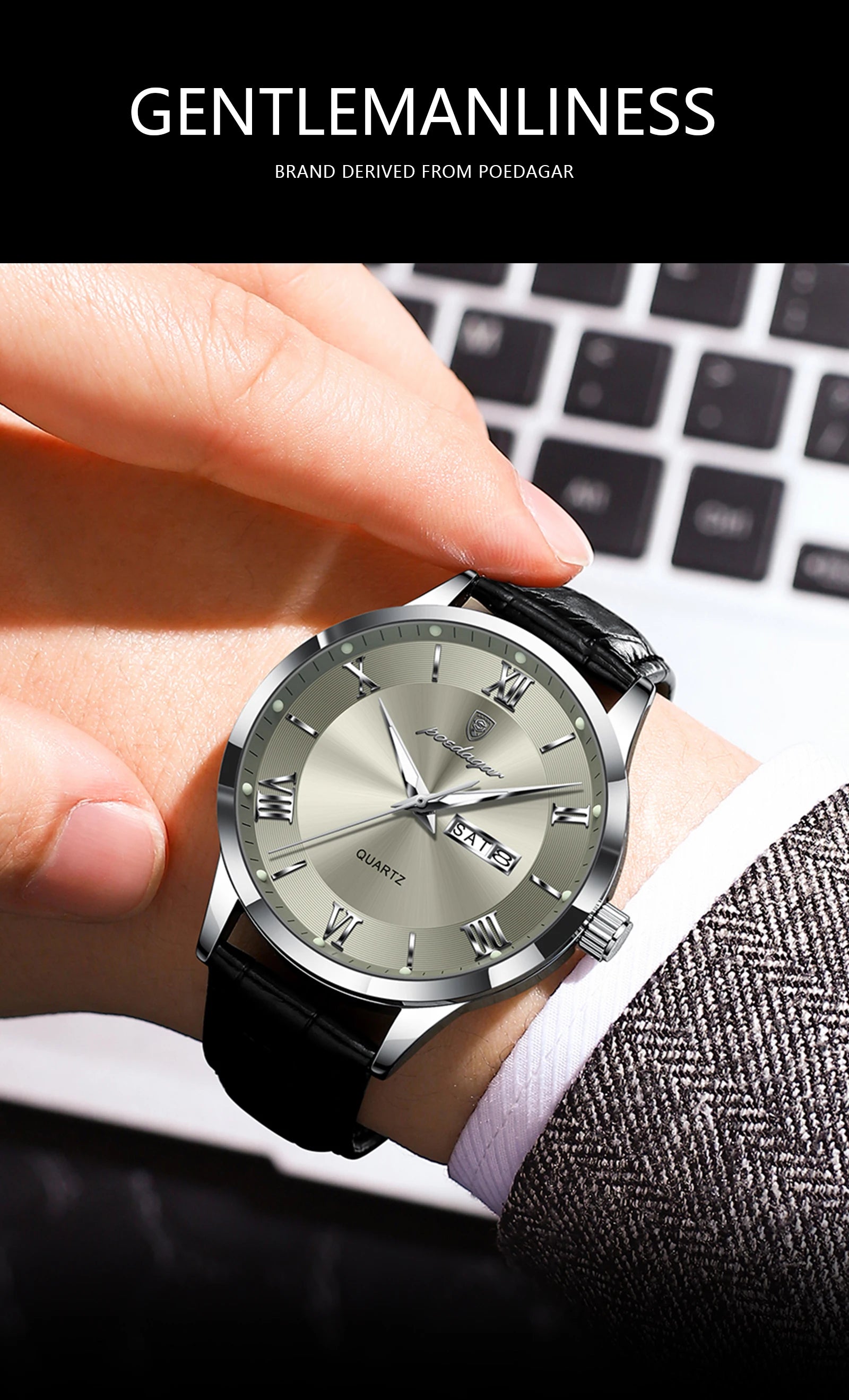 Montre de luxe haut de gamme pour homme, style militaire, étanche, lumineuse, date…