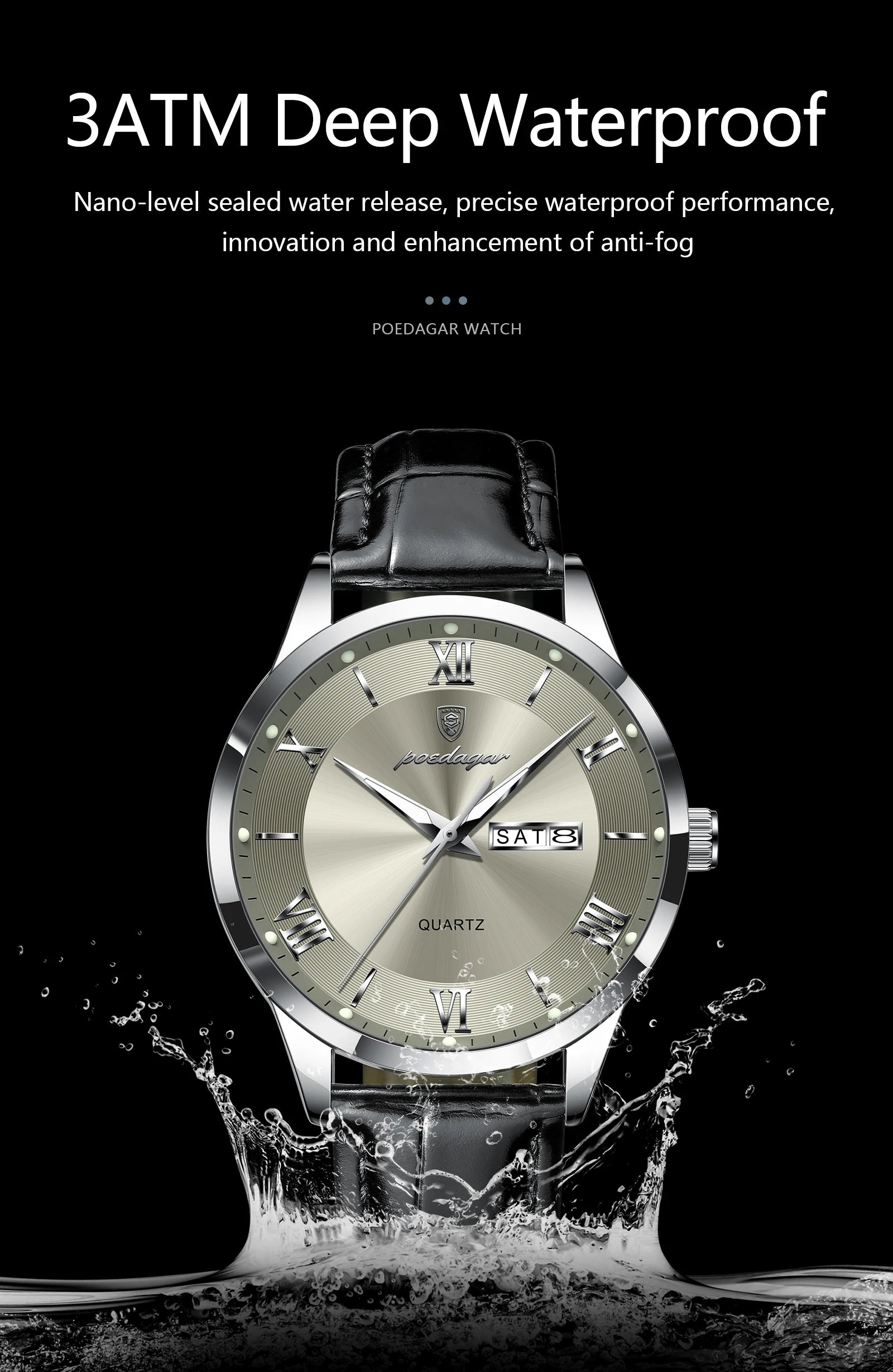 Montre de luxe haut de gamme pour homme, style militaire, étanche, lumineuse, date…