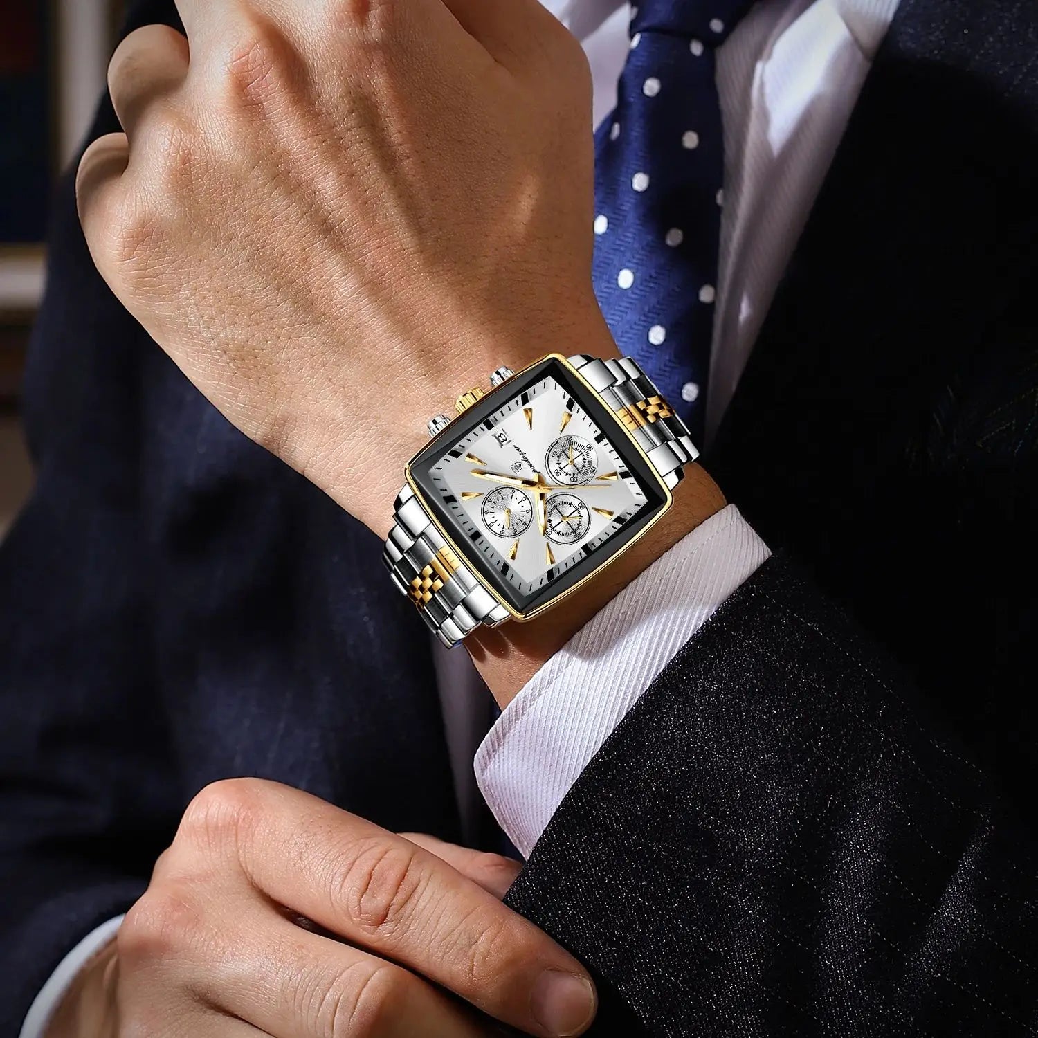 Montre chronographe étanche pour homme de haute qualité et tendance…