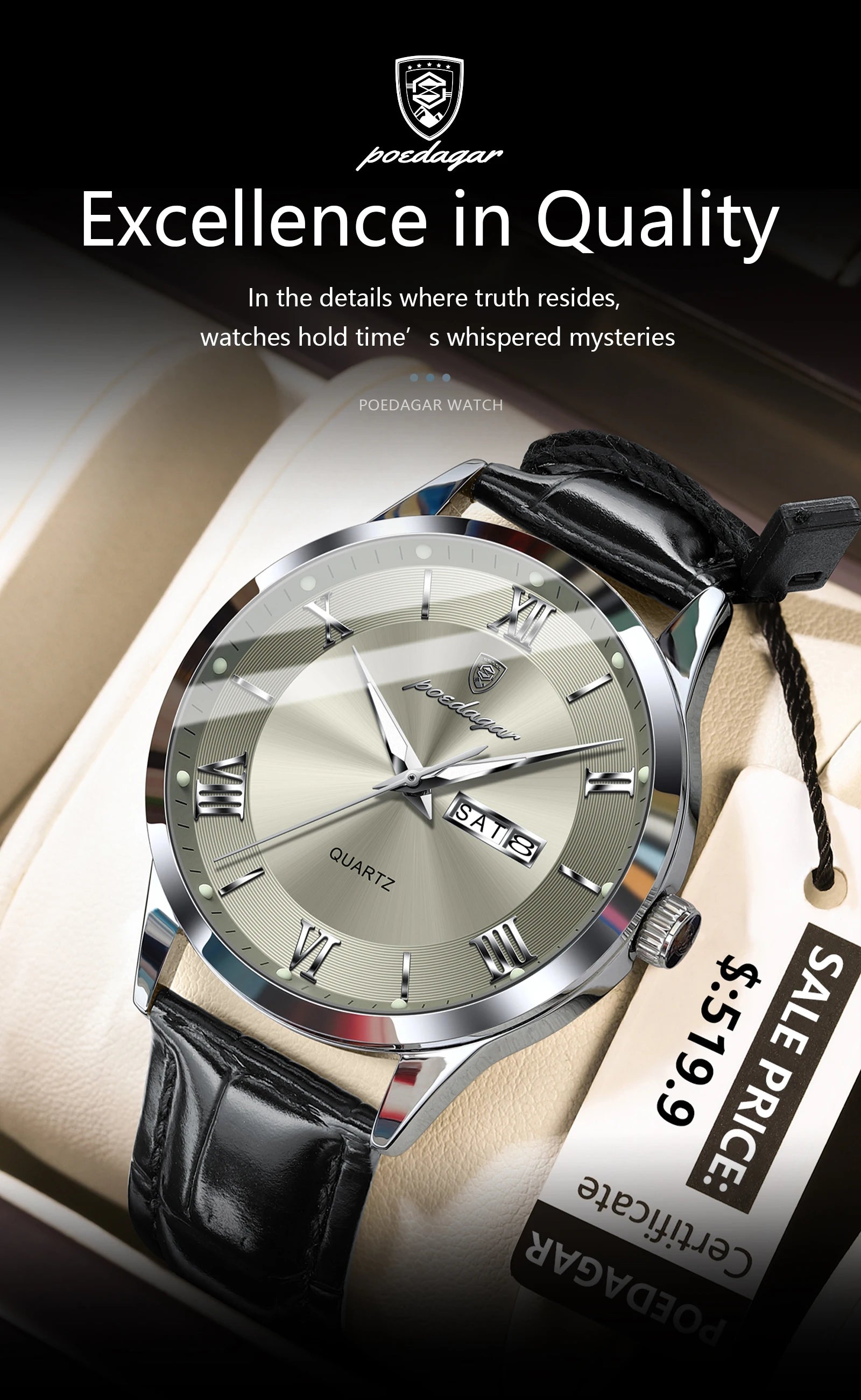 Montre de luxe haut de gamme pour homme, style militaire, étanche, lumineuse, date…