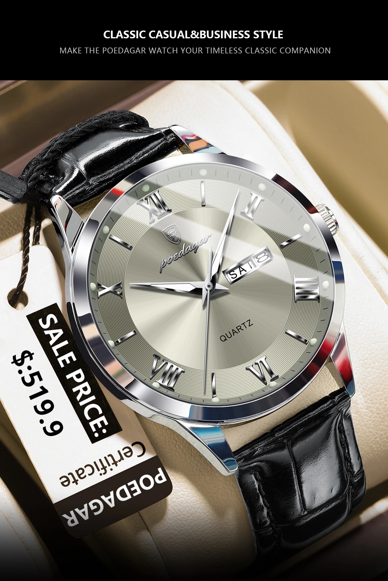 Montre de luxe haut de gamme pour homme, style militaire, étanche, lumineuse, date…