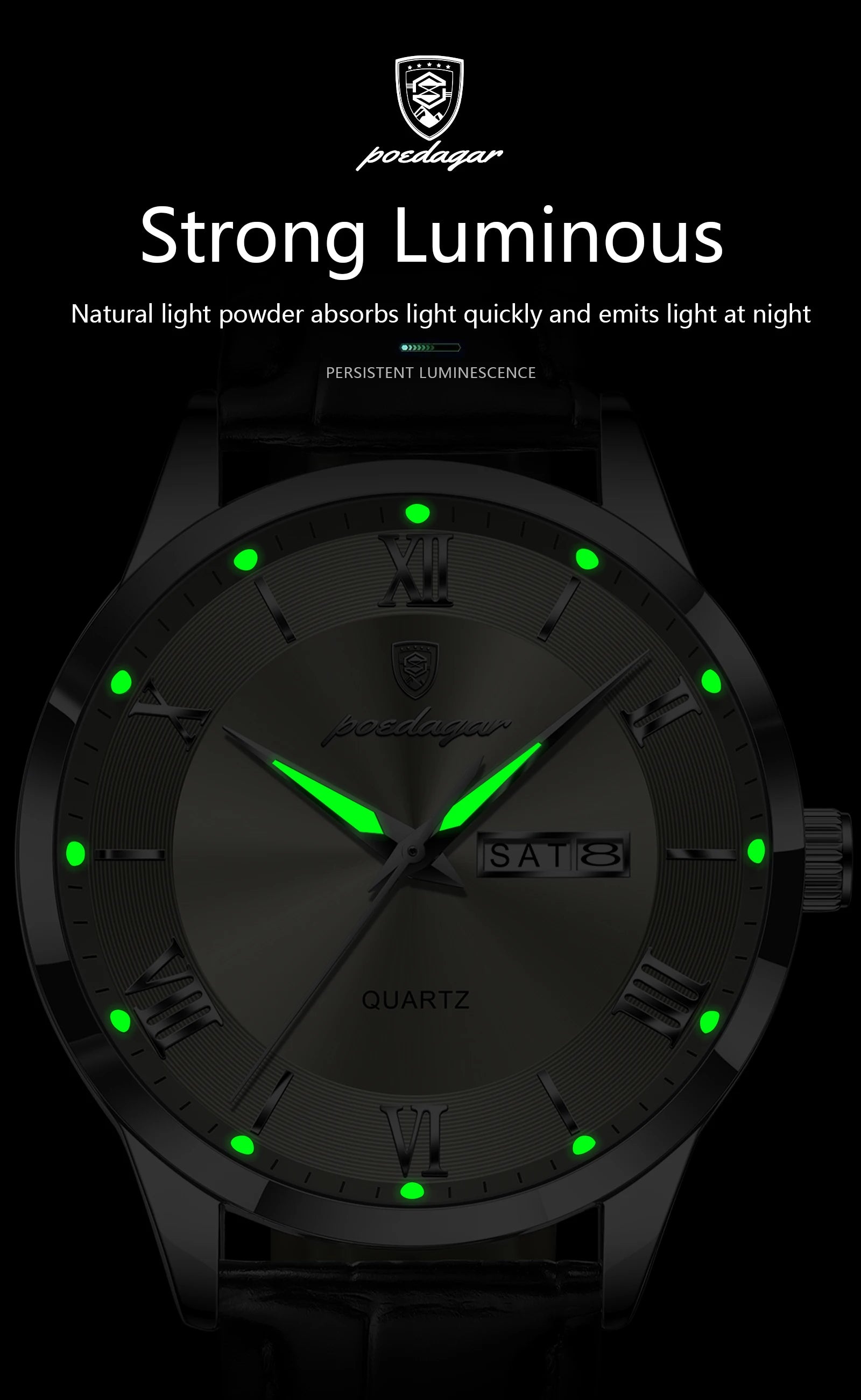 Montre de luxe haut de gamme pour homme, style militaire, étanche, lumineuse, date…