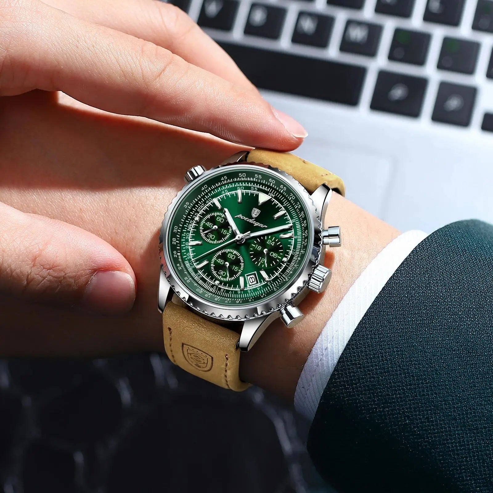 Montre Homme Luxe Quartz Étanche Lumineuse Date Chronographe …