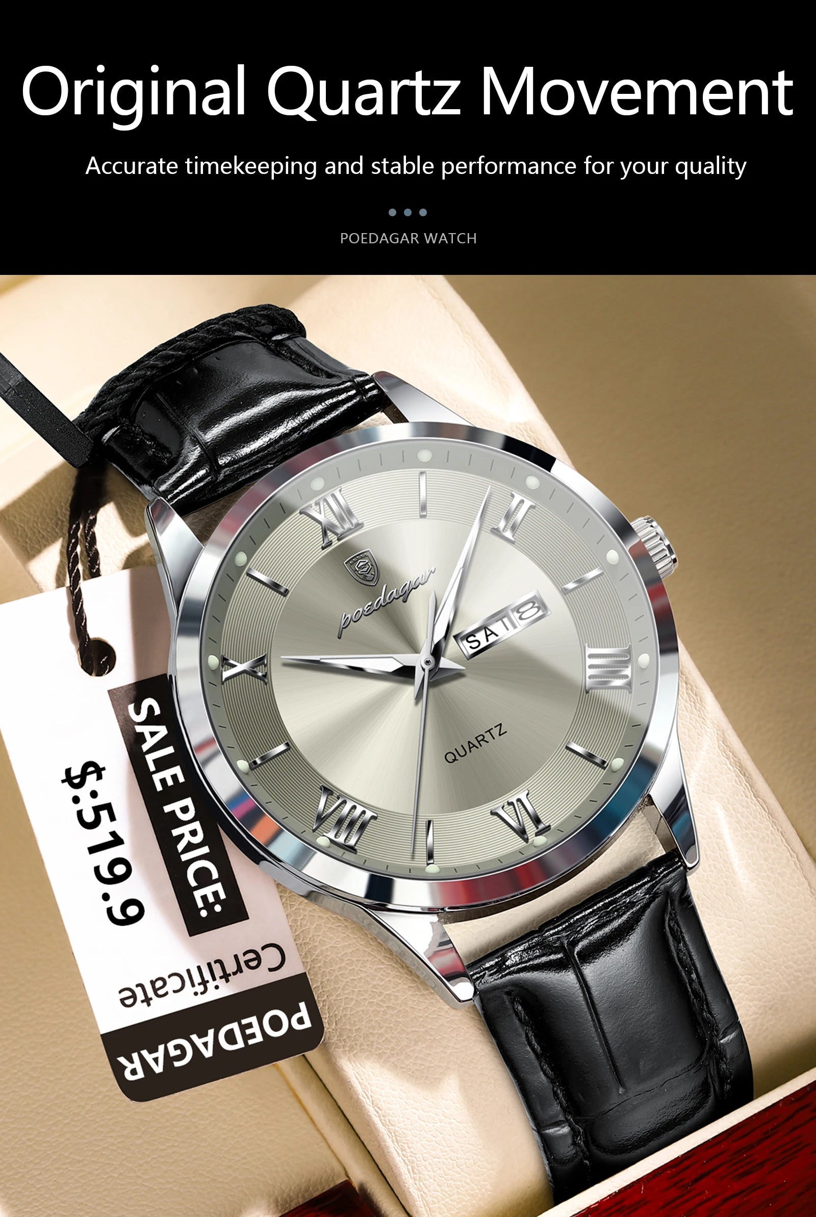 Montre de luxe haut de gamme pour homme, style militaire, étanche, lumineuse, date…