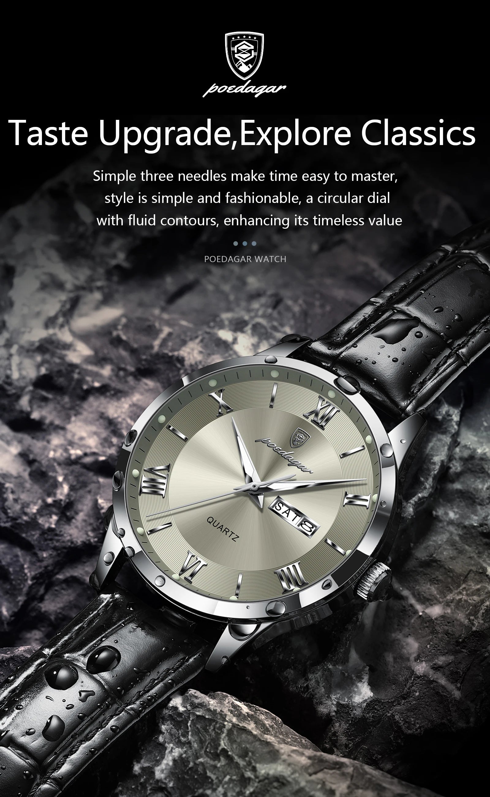 Montre de luxe haut de gamme pour homme, style militaire, étanche, lumineuse, date…