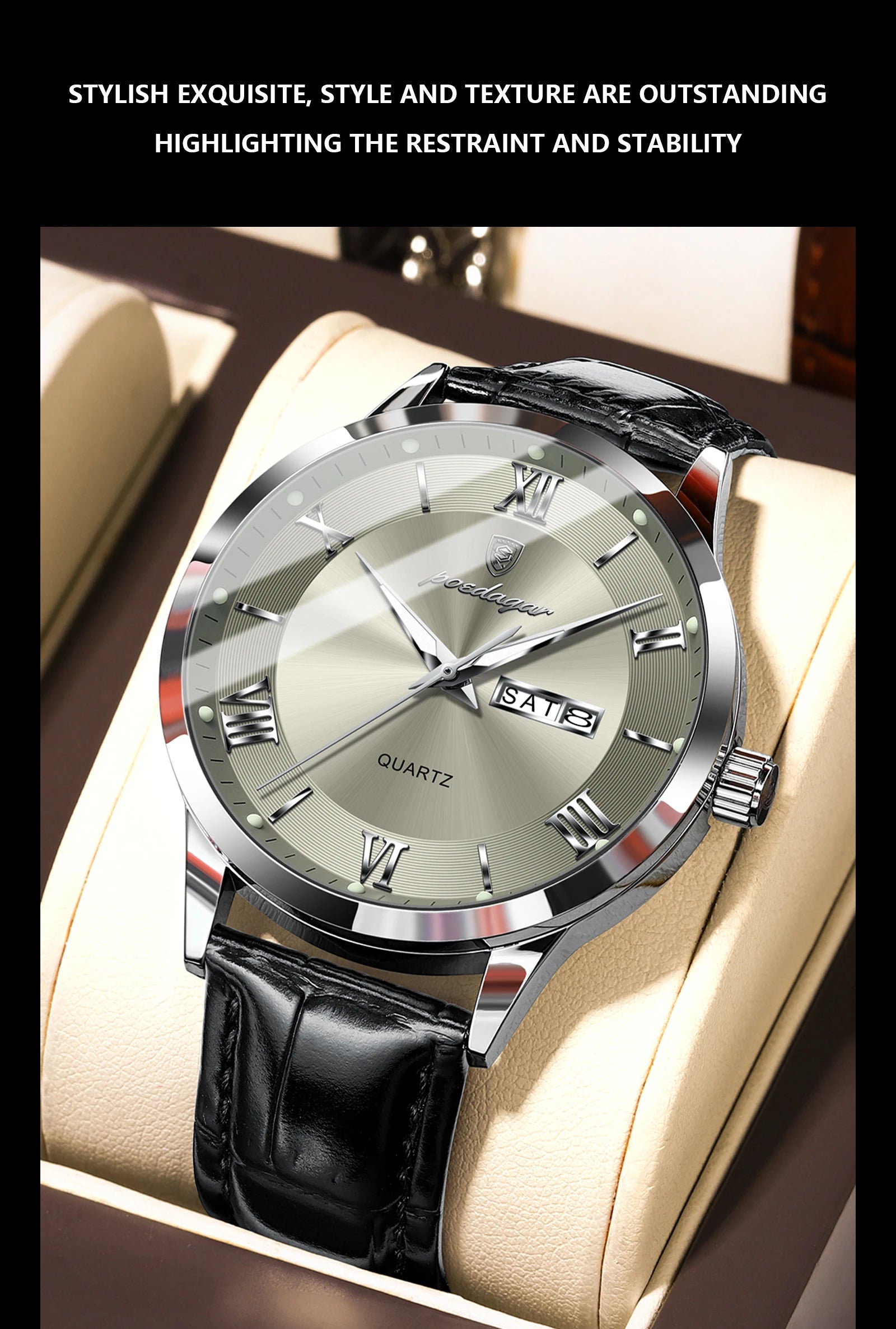 Montre de luxe haut de gamme pour homme, style militaire, étanche, lumineuse, date…